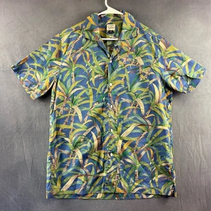 J. Crew Mens Medium Hawaiian Shirt Retirement Bamboo Grandpacore Vacation Beach - Picture 1 of 9