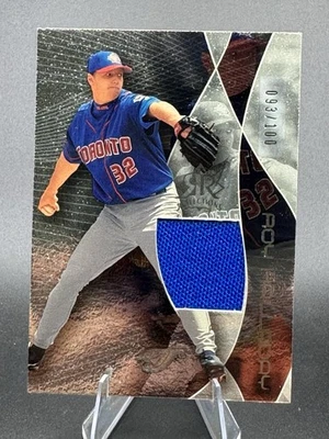 2004 Reflections #291 Roy Halladay /100 Extremely Rare Game Used Jersey Level 4 - Image 1 of 2