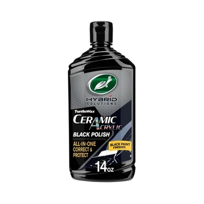 Cera de tartaruga Hybrid Solutions cerâmica acrílica preta polimento de carro e wa... envio rápido - Imagem 1 de 4