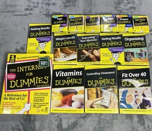 For Dummies Book Series Lot of 16 Mixed Topics Pocket Mini Health Dating PB/HB - Foto 1 di 14