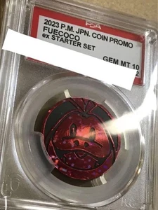 Tarjeta Pokemon 10 genuina PSA SV Fuecoco Edición Nacional Moneda PSA Evaluación - Imagen 1 de 2