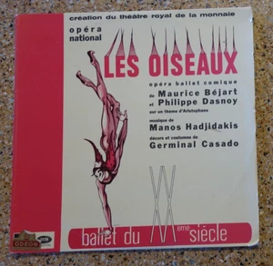 Manos Hadjidakis: Les Oiseaux Opera Ballet/Bejart & Dasnoy/GREEK Odeon 2LP EX - Picture 1 of 12