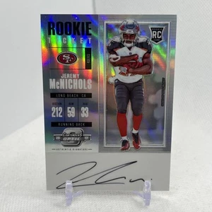 2017 Panini Contenders Optic Ticket RPS Jeremy McNichols #119 Rookie Auto RC - Picture 1 of 2