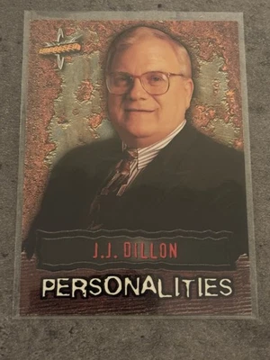 1999 Topps WCW Embossed #48 JJ Dillon Wrestling Trading Card Four Horsemen - Image 1 of 2