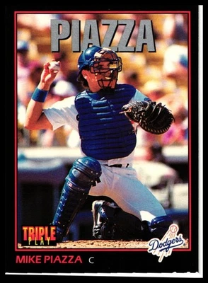 1993 Triple Play #55 Mike Piazza - Image 1 of 2