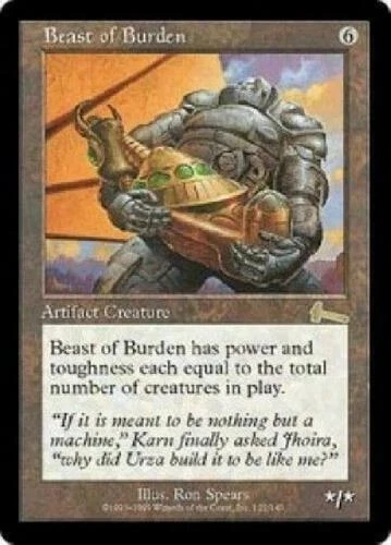 Beast of Burden MTG Urza's Legacy LP/EX - Image 1 of 1