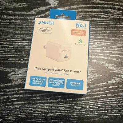 Anker PD Nano 20W USB-C Fast Wall Charger.   - Image 1 of 2