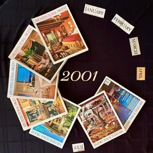 2001~Architectural Digest~~Lot of 7~~LIKE NEW~~MAY, JUN, AUG SEP, OCT, NOV🐇DEC - Picture 1 of 8