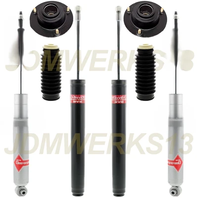 KYB 4 SHOCKS Strut Mounts & Boots BMW 2002 2002tii 1602 E6 E10 66 - 73 74 75 76 - Image 1 of 4