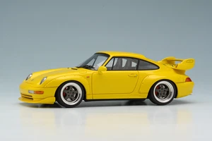 Make Up VM114B 1/43 Porsche 911 993 GT2 Stradale 1996 Giallo Modello Auto VISION - Foto 1 di 8