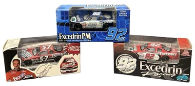 Jimmie Johnson Excedrin PM Racing Lot of 3 | Keller Houston NASCAR Diecast 1:64 - Image 1 of 4