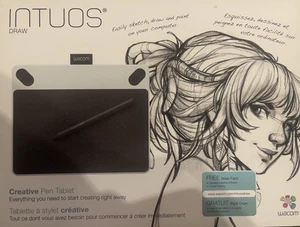 Wacom INTUOS Draw - Small White Zeichentablet/Drawing Tablet Unbenutzt OVP - Bild 1 von 4
