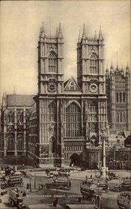 Architektur & Kirchen Bauwerke Postcard 1925 LONDON Westminster Abbey Church - Bild 1 von 2