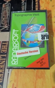 Topographie Welt (1987) ATARI XL XE (Caja, Cinta, Manual) funciona 8 bits - Imagen 1 de 2