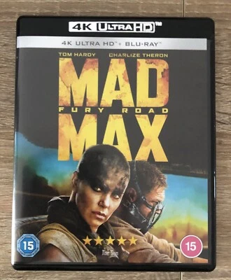Mad Max: Fury Road 4K UHD & Blu Ray - Tom Hardy, Charlize Theron - Image 1 of 4