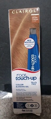 Gel Mezcla Color Retoque Raíz Clairol Marrón Claro Semipermanente Totalmente NUEVO Foto 1 de 3
