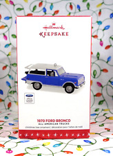 2016 Hallmark Christmas Ornaments 1970 Ford Bronco #22 All American Trucks