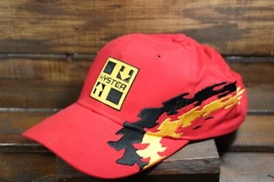 New Red Hyster Forklift Embroidered Hat THE MAX HAT Yellow Black Accent Logo - Picture 1 of 8
