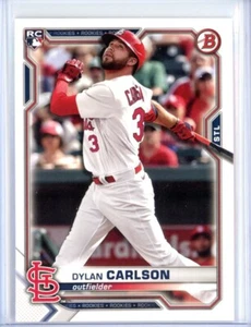 Tarjeta de novato Bowman #35 Dylan Carlson RC 2021 - Imagen 1 de 2