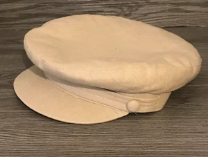 Failsworth Hats Mariner Irish Linen  Cap - Beige Colour 56cm Small - Picture 1 of 9