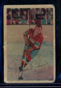 1952-53 Parkhurst #1 Maurice Rocket Richard Montreal Creasing PR LOOK!