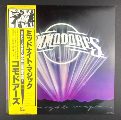 The Commodores vinyl record LP Midnight Magic Japan Import 70s Classic Rock NM - Image 1 of 4