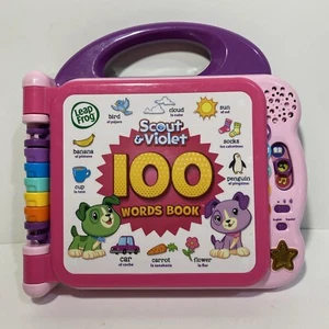 LeapFrog Scout and Violet 100 Words Book Learning English Spanish Bilingual - Picture 1 of 7