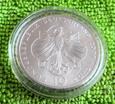 10 Euro  Geburtstag  Elisabeth von  Thüringen  2007  PP-925-Silber mit 999er/NEU - Bild 1 von 4