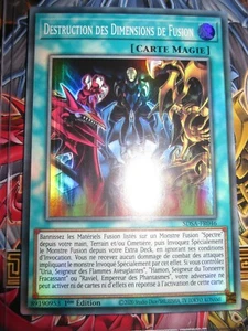 YU-GI-OH! SR SDSA-FR046 DESTRUCTION DES DIMENSIONS DE FUSION ED 1 NEUF FRANCAIS - Picture 1 of 1