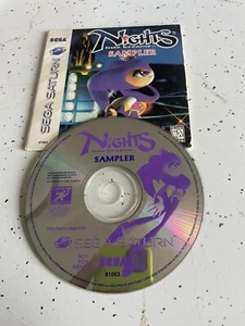NIGHTS  into Dreams Demo Edition Sega Saturn Sleeve Only No Game Not For Resale - Picture 1 of 3