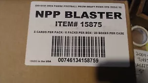 Panini Prizm Draft Picks Football Blaster Box 2024. 20 boxes in a sealed case - Picture 1 of 2