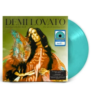 Demi Lovato Dancing With The Devil... TURQUOISE 2x VINYL LP RECORD SEALED - Picture 1 of 12