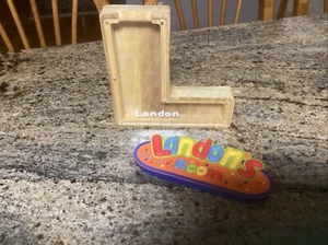 Landon’s Zimmer Türschild Dekoration und Holzbank - Bild 1 von 3