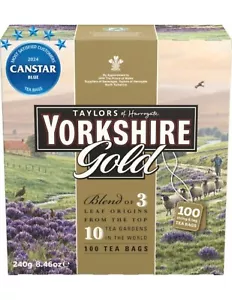Talyors Of Harr Yorkshire Gold Tea Bags 100s x 1 - Picture 1 of 1