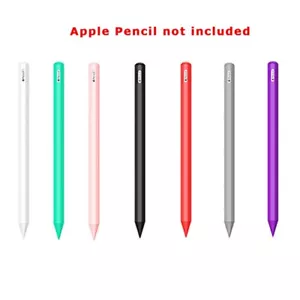 Portable Silicone Grip Case Sleeve Soft Cover Holder for Apple Pencil 2nd Gen US - Picture 1 of 14