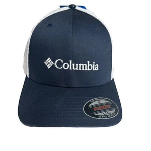 Columbia Spring Grove Ballcap Flexfit Hat Men's Blue Navy L/XL New - Picture 1 of 9