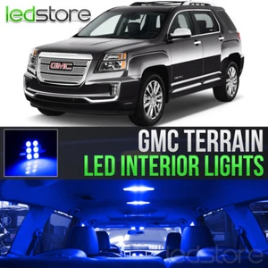 2010-2017 GMC Terrain Blue LED Lights Interior Kit - Picture 1 of 6