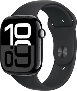 Apple Watch Series 10 GPS 46 mm cinturino Sport Loop Nero - M/L - Foto 1 di 6