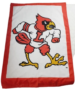 University of Louisville Cardinal Banner Large Red White Black 42X29 Sports Flag - Picture 1 of 6