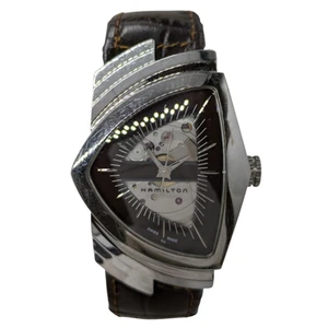 Hamilton Ventura H245150 AUTOMATIC Brown Men's Watch From Japan Used Hamilton - Picture 1 of 5