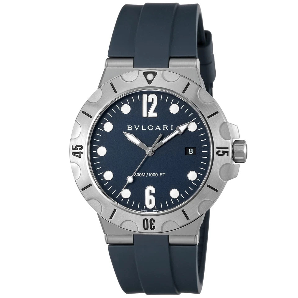 Bvlgari Diagono Blue Men's Watch - DP41C3SVSD