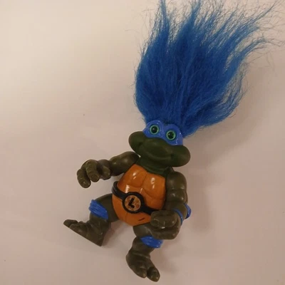 Muñeca Troll Leonardo Teenage Mutant Ninja Turtles 1993 TMNT de colección Foto 1 de 4