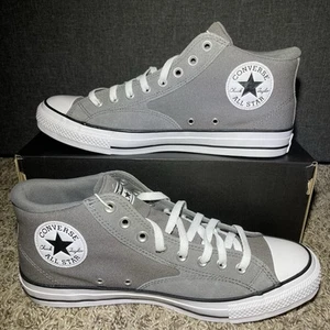 Converse Mens Size 12 CTAS Malden Street Sharkskin Grey Shoes Mid Top Sneakers - Picture 1 of 7
