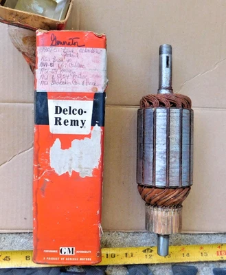 NEW DELCO-REMY GENERATOR ARMATURE 40s 50s BUICK OLDS PONTIAC STUDE DIAMOND T MOR - Image 1 of 3