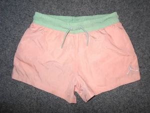 NIKE AIR JORDAN YOUTH GIRLS XL LIGHT PEACH MESH LINED ATHLETIC SHORTS - Picture 1 of 3