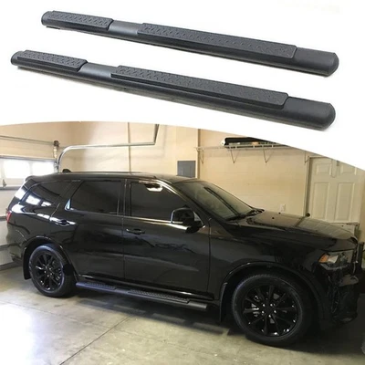 Barras Nerf 2 piezas peldaños laterales estriberas aptas para Dodge Durango 2011-2026 fijas Foto 1 de 4