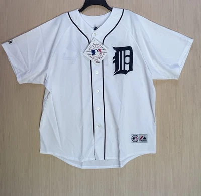 Detroit Tigers Ivan Pudge Rodriguez Jersey 48 2XL Authentic Majestic Stitch VTG - Image 1 of 4