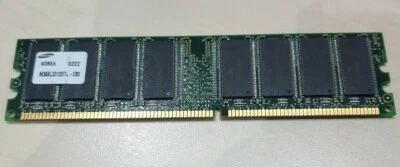 Samsung 256MB PC2700 DDR-333MHz non-ECC Unbuffered CL2.5 184 M368L3313DTL-CB3 - Image 1 of 3