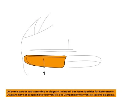 CHRYSLER OEM 98-01 Concorde Marker Signal Lamps-Side Marker Lamp 4805269AA - Image 1 of 2