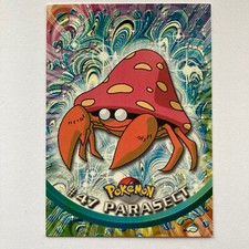 1999 Topps #47 Parasect Pokemon Official Trading Cards Series 1, 2nd Printing